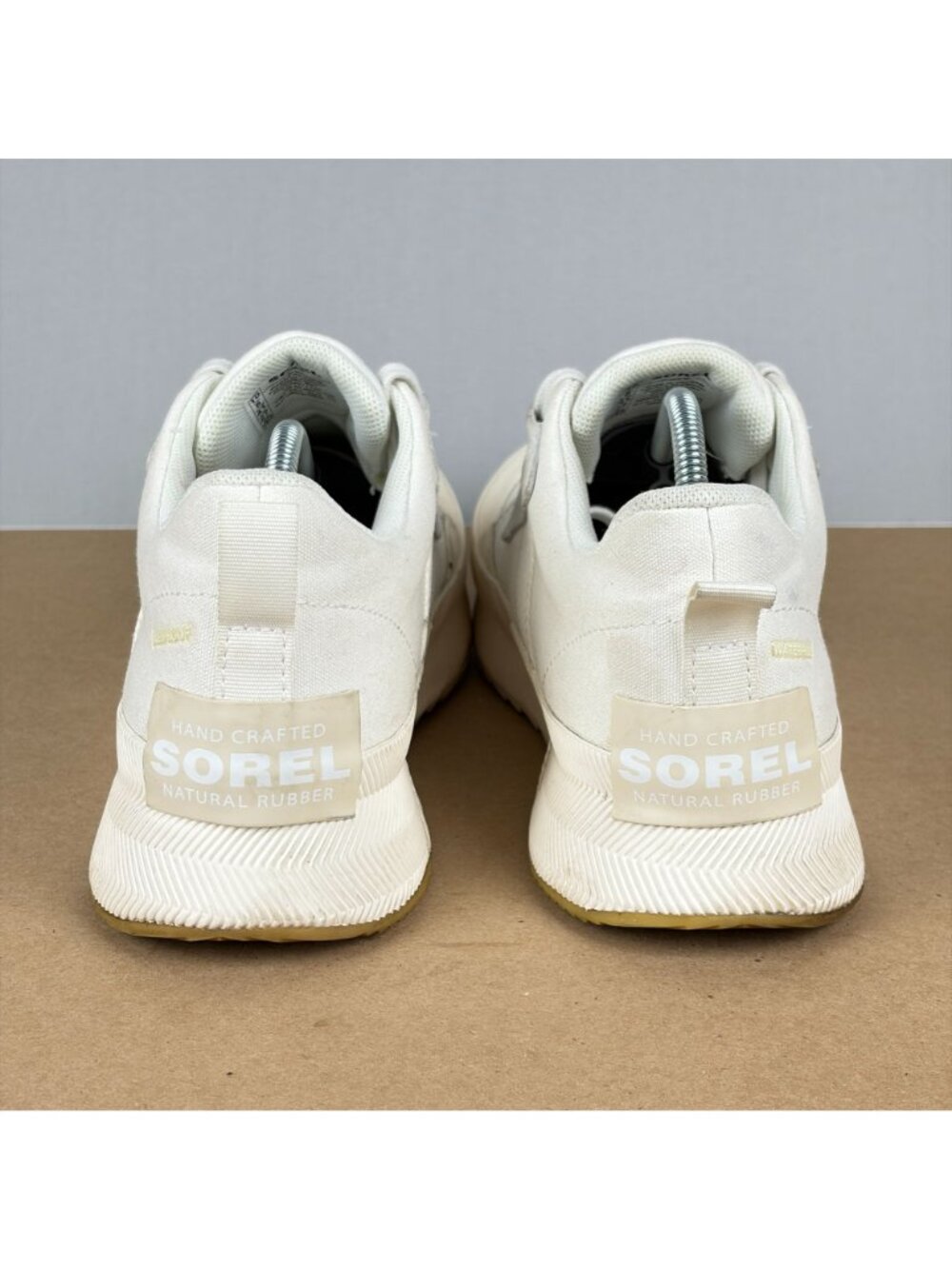 Sorel Out N About III Low Canvas Sneakers Womens 10 White Lace Up Shoes - Picture 4 of 10